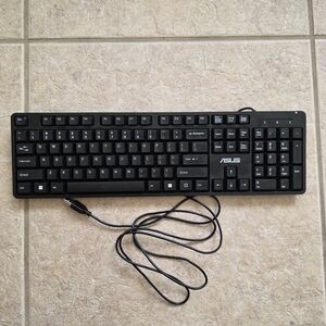 ASUS Black Wired Keyboard